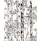 Manhattan Comfort Norwalk, Vinyl Birch Trees And Foilage In Black And White Wallpaper, 205 In X 33 Ft = 56 Sq Ft Norwalk - alternate 1